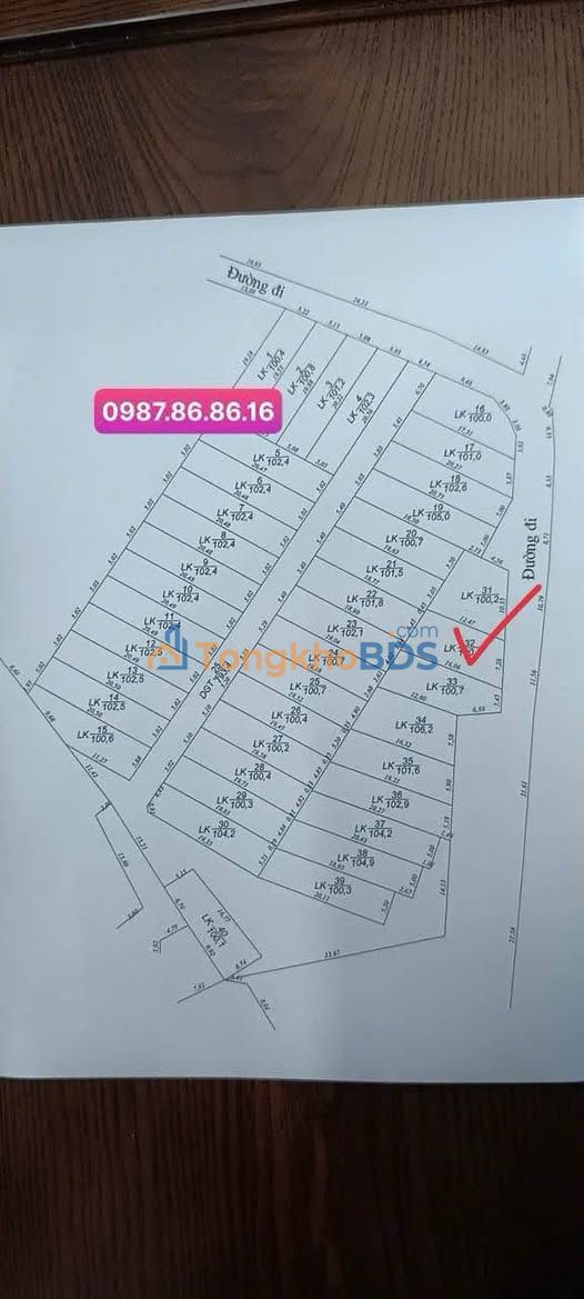 Đất nền Sơn Tây 100m² giá 900 triệu - Ưu tiên F0 pháp lý rõ