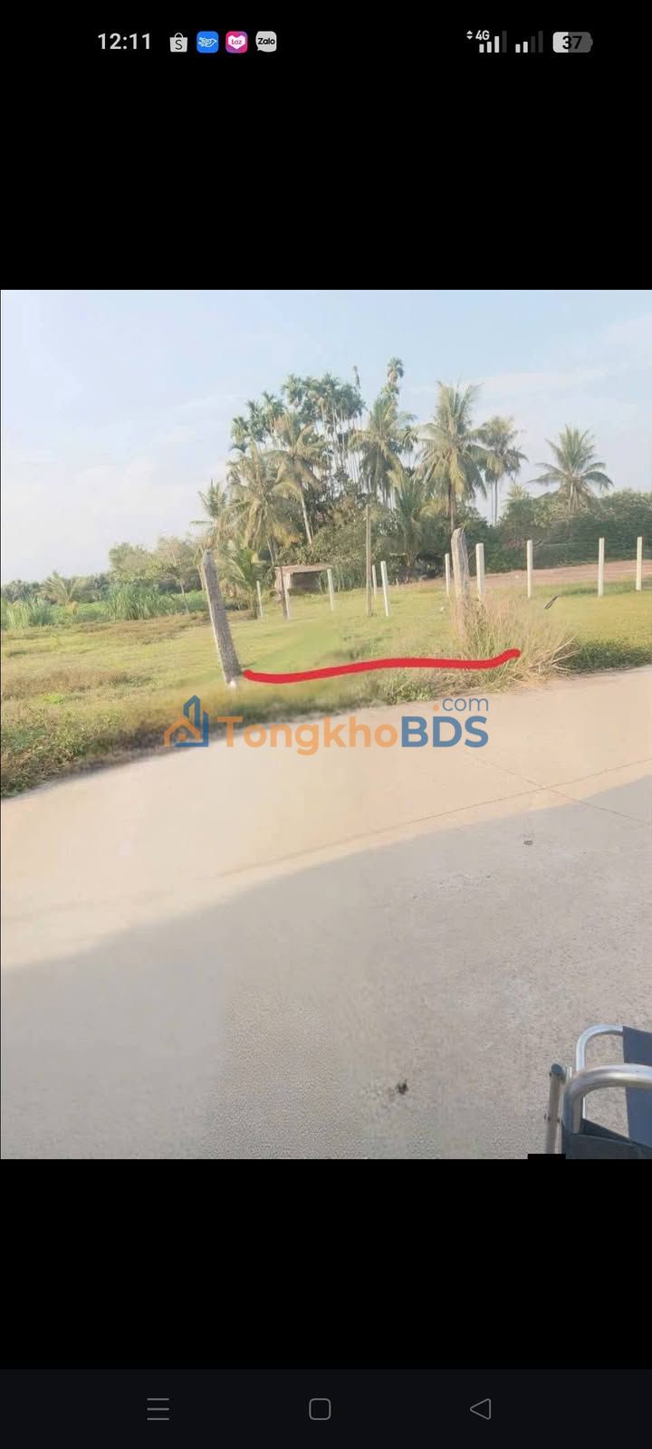 Đất nền Xã Thái Bình Châu Thành 145m² 350 triệu - Đường to ô tô