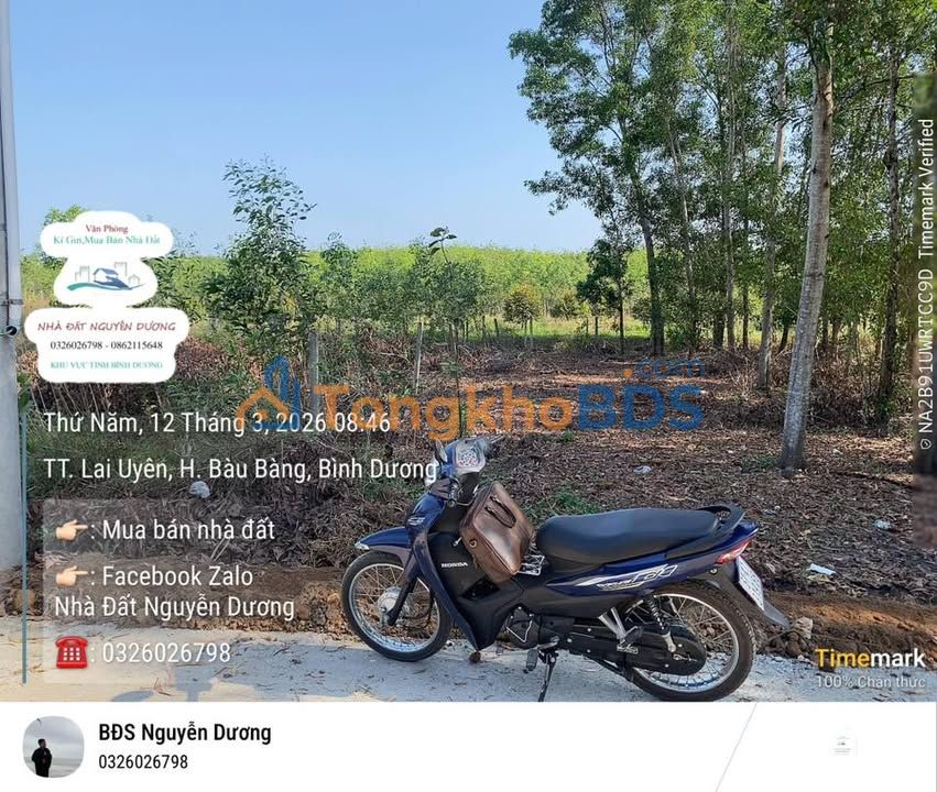 Đất nền Bàu Bàng 150m² giá 700 triệu - Sổ đỏ chính chủ