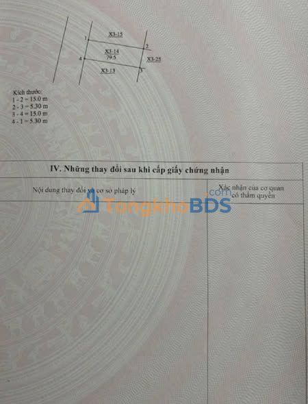 Đất phân lô Thạch Bàn Long Biên 80m² - Sổ đỏ chính chủ