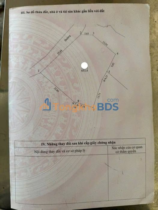 Đất Phú Cát 653m² 6.53 tỷ - Sổ đỏ chính chủ