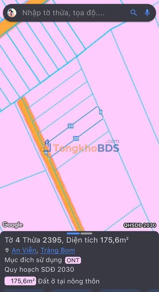 Đất nền Phước Tân Biên Hòa 180m² 1.3 tỷ - Sổ đỏ chính chủ