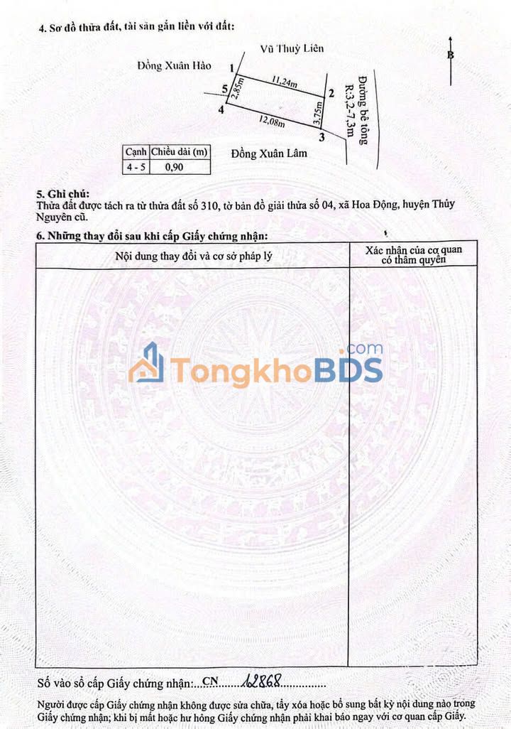 Đất nền Hoàng Huy Thuỷ Nguyên 43,4m² 1,4x tỷ - Sổ đỏ chính chủ