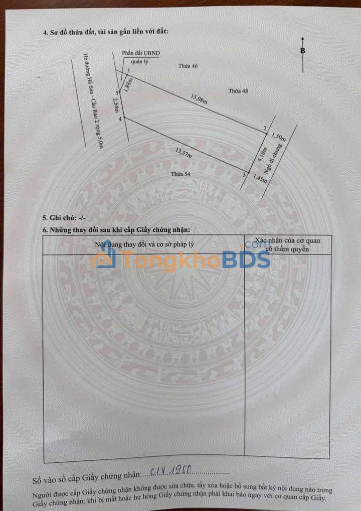 Đất nền Lê Chân 60m² giá 13 tỷ - Sổ đỏ chính chủ
