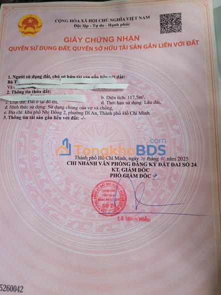 Bán Gấp 3 Lô Đất Vàng Dĩ An 284m² - Kinh Doanh Sầm Uất, Sổ Riêng