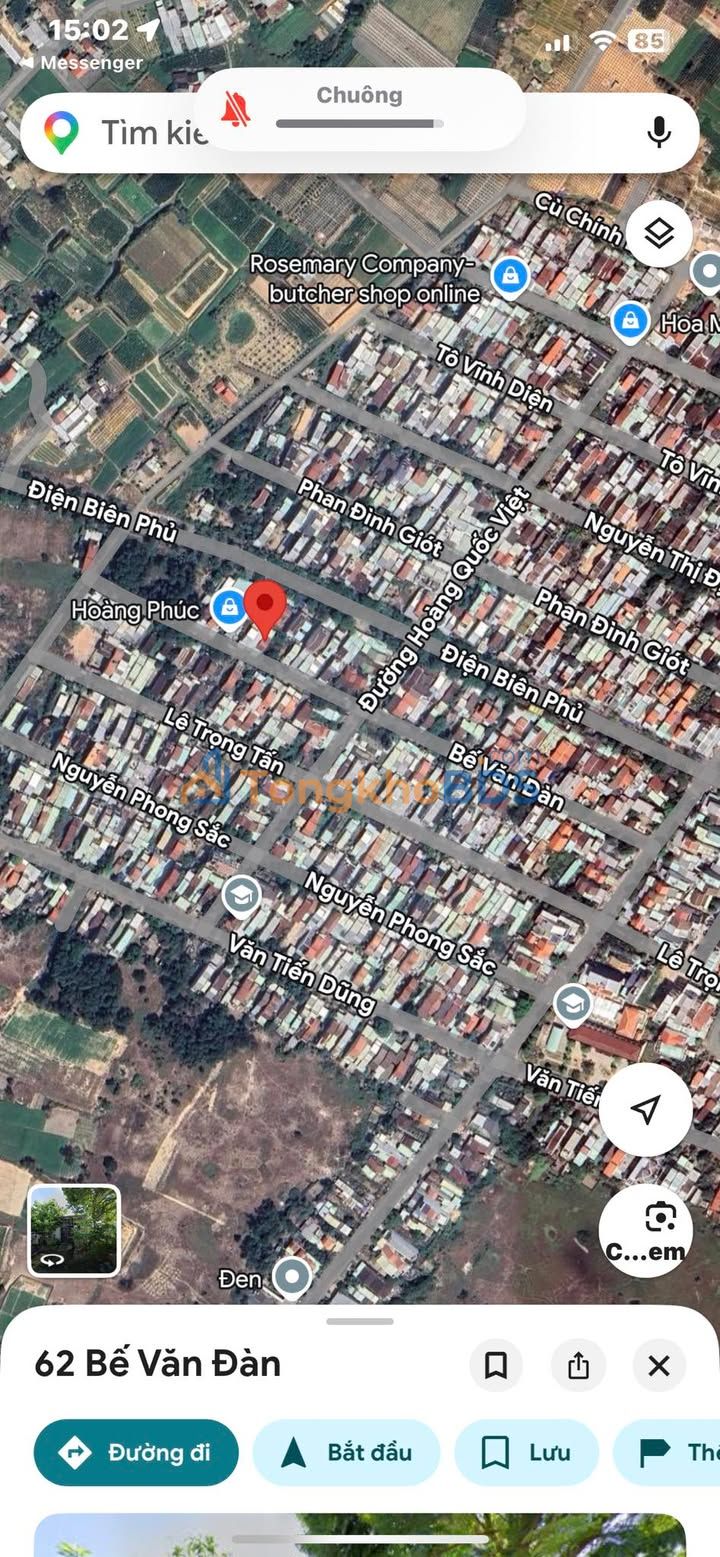 Đất nền Thanh Hà Bế Văn Đàn 95m² 2,5 tỷ - Sổ đỏ