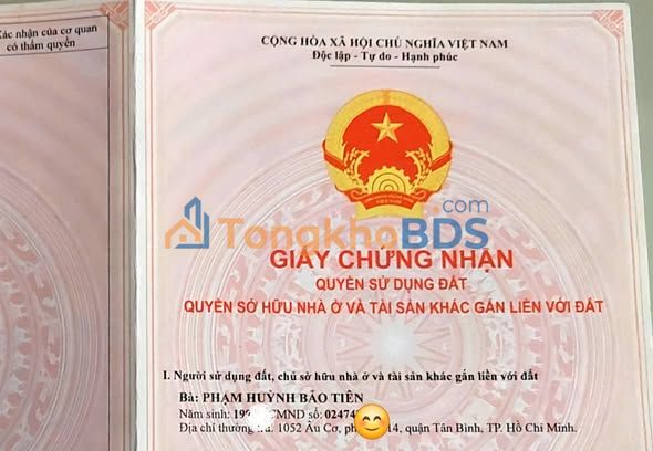 Đất nền Gò Dầu Q. Tân Phú 175m²/18.55 tỷ - Sổ đỏ chính chủ