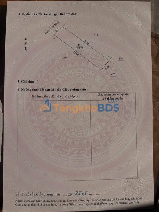 Đất nền Ngọc Lương Yên Thuỷ 118m² 250 triệu - Sổ đỏ chính chủ