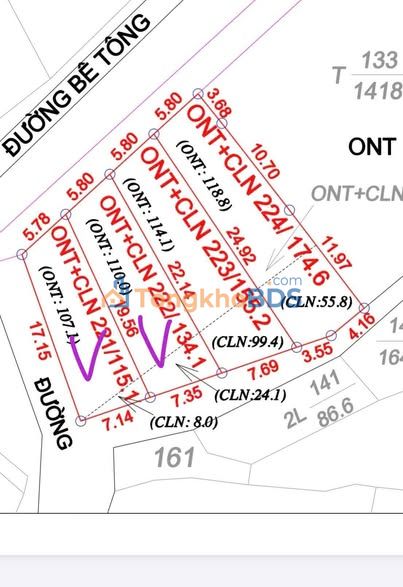 Đất nền Xóm Mương Chóng 115-134m² 2xx triệu - Tiềm năng tăng giá