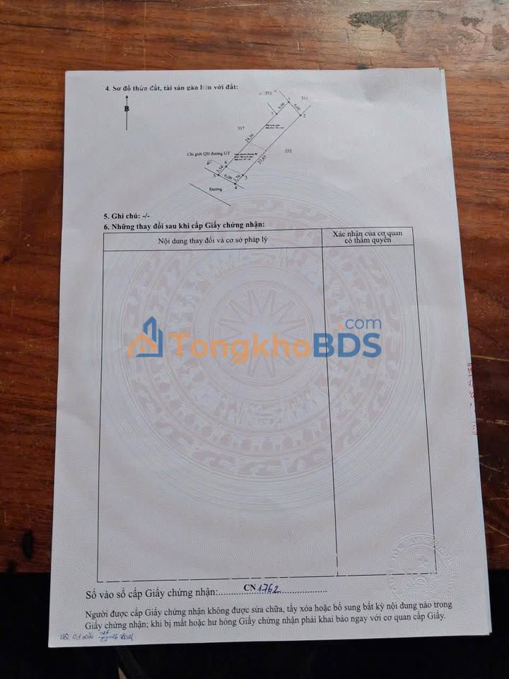 Đất thổ cư Trần Phú Đăk Đoa 210m² 1 tỷ - Đất thổ cư 100%