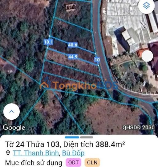 Đất nền Bù Đốp 450m² 400 triệu - Thổ cư 100%