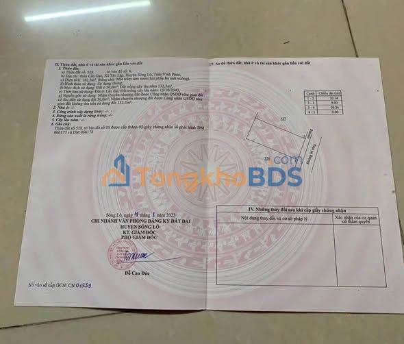 Đất nền Cầu Gạo Tân Lập 182m² 9xx triệu - Sổ đỏ chính chủ