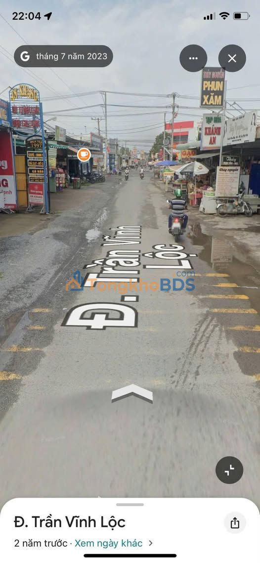 Đất Mặt Tiền Trần Vĩnh Lộc - 160m² Thổ Cư, Giá 2.65 Tỷ, Gần KCN Giang Điền