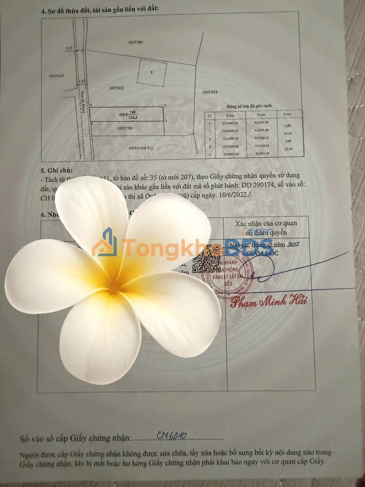 Đất nền Quảng Yên Hà An 126m² 2 tỷ - Sổ đỏ chính chủ