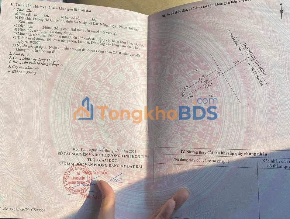 Đất nền QL14 Đắk Nông 240m² 4xx triệu - Sổ đỏ chính chủ