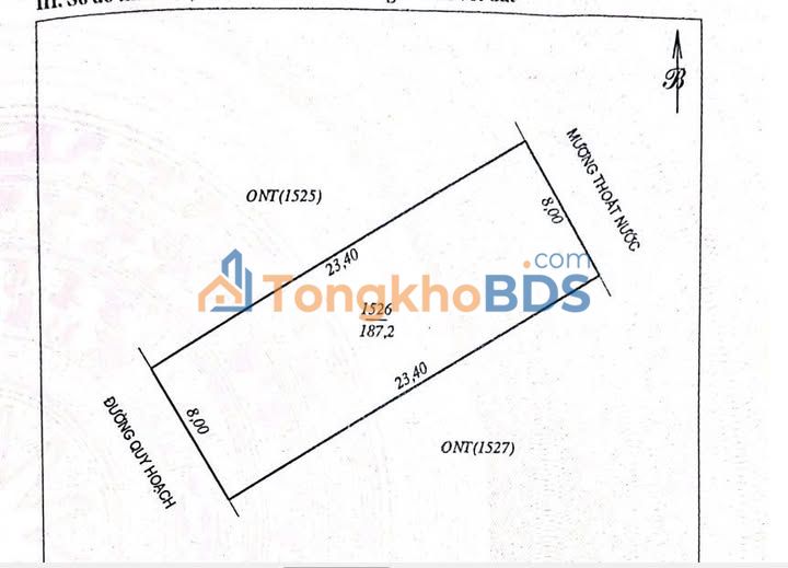 Đất nền Tràng Sơn Đô Lương 187m² - Sổ đỏ chính chủ