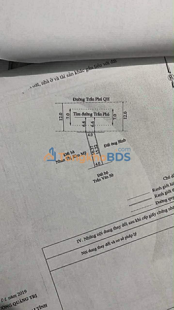Đất nền Trần Phú Đông Hà 68m² 800 triệu - Sổ đỏ chính chủ