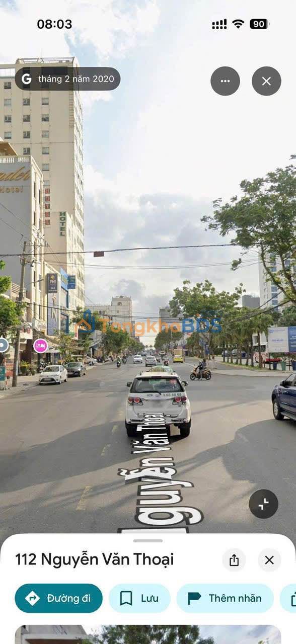 Mặt bằng Nguyễn Văn Thoại Sơn Trà 230m² 120 triệu - Mặt tiền kinh doanh