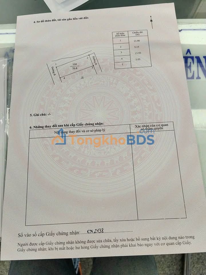 Nhà Hoàng Hoa Thám Sa Thầy 71m² 695tr - Chính chủ bán