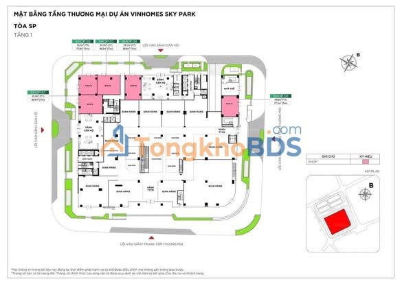 Shophouse VinHomes SkyPark Bắc Giang giá thỏa thuận - Cho thuê ngay