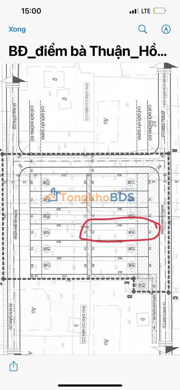 Đất nền Đông Triều 5,18 triệu m² giá 1 tỷ - Đường to ô tô