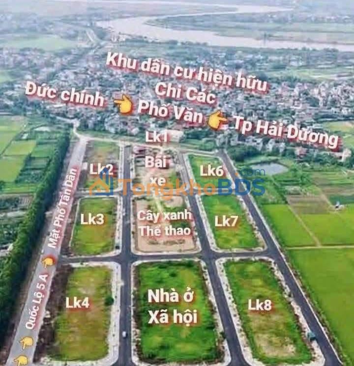 Đất nền KĐG Đông Tân Dân Hải Dương 76.5m² 2 tỷ - Sổ đỏ chính chủ