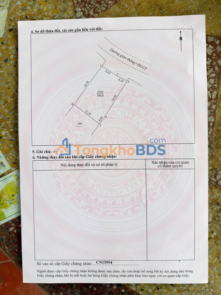 Đất nền Phổ Yên 190m² 1.4 tỷ - Sổ đỏ chính chủ