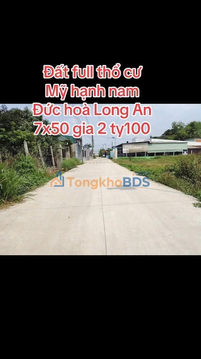 Đất nền Mỹ Hạnh Nam Long An 340m² 2.1 tỷ - Sổ đỏ