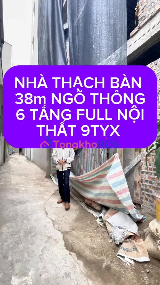 Nhà Thạch Bàn Long Biên 38m² giá 9 tỷ - Full nội thất