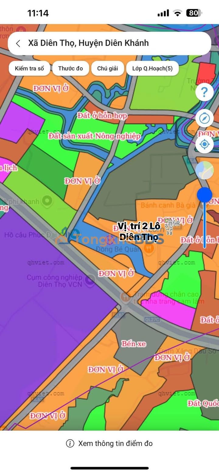 Đất nền Diên Thọ Diên Khánh 119-120m² giá tốt - Sổ đỏ chính chủ