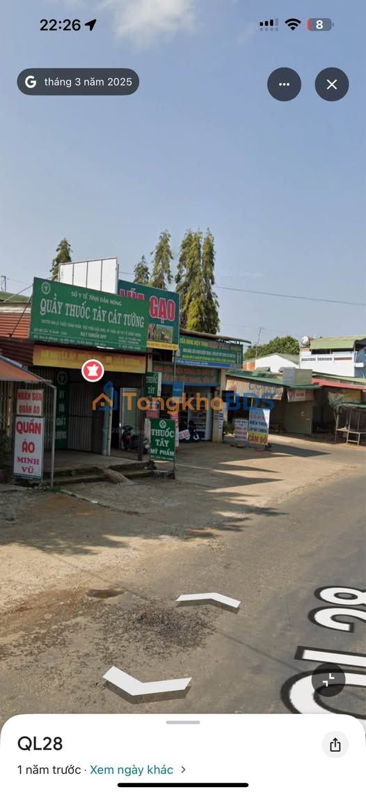 Nhà mặt tiền Thôn 3 Đắk Nia 3.5 triệu - Mặt tiền kinh doanh