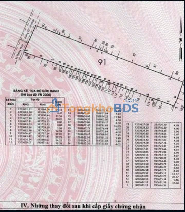 Đất Thới Tam Thôn 18 Hóc Môn 73 tỷ 5539m² sổ đỏ