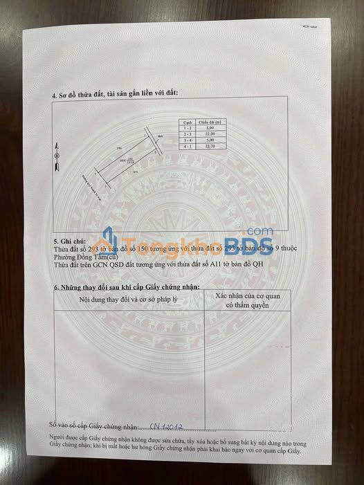 Đất Vĩnh Yên 111.8m² full thổ cư - Mặt tiền đường lớn 2 container tránh nhau