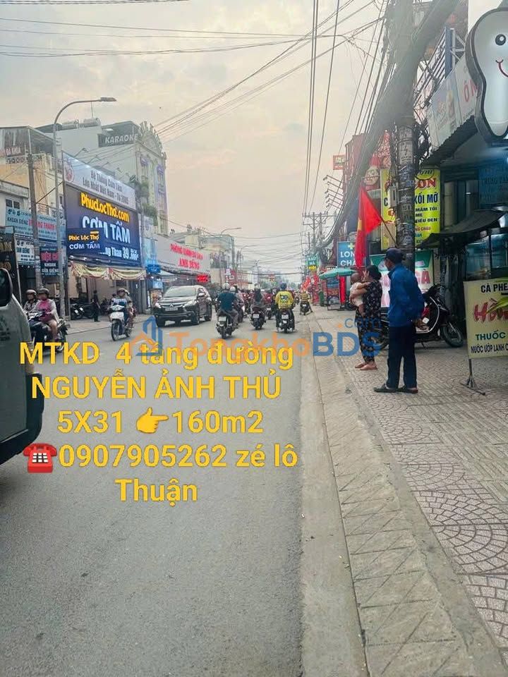 Nhà phố Nguyễn Ảnh Thủ Q12 155m² 18.5 tỷ - MTKD sầm uất