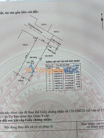 Đất Lã Xuân Oai Quận 9 57m² 5.6 tỷ - Sổ đỏ chính chủ