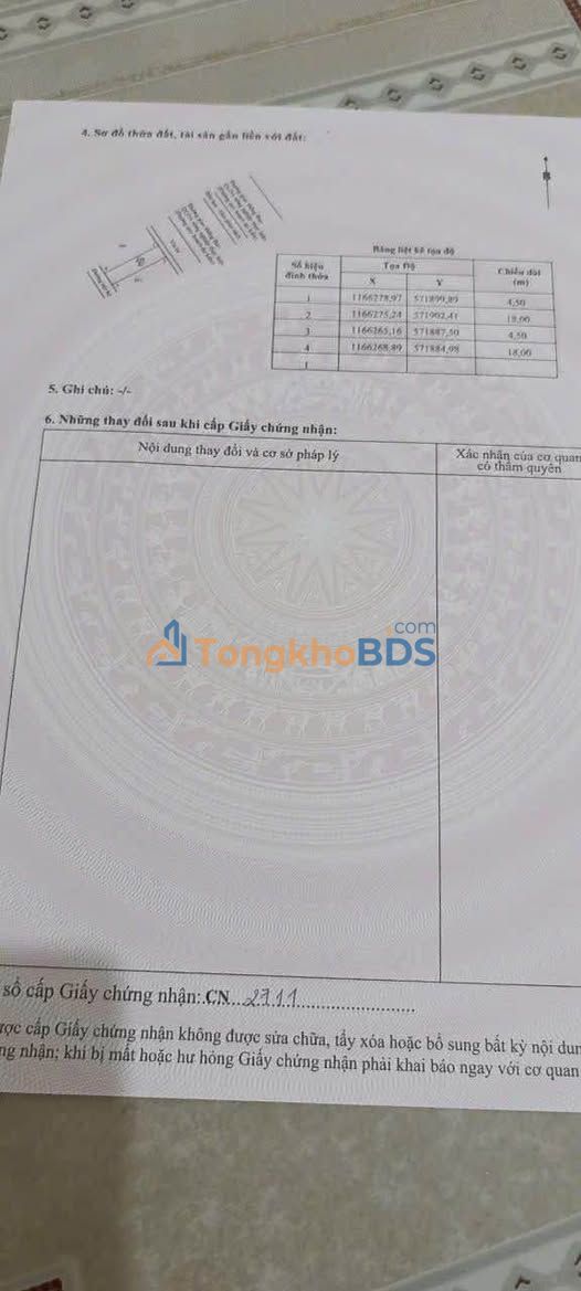 Đất nền Tân An 81m² 7.6 tỷ - Đường to ô tô