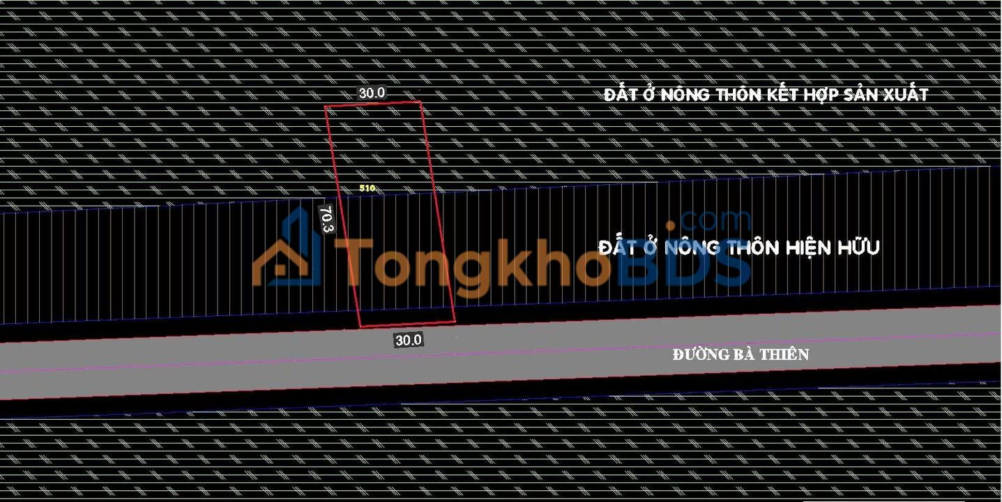 Đất nền Bà Thiên Củ Chi 2.100m² 10,5 tỷ - Sổ đỏ