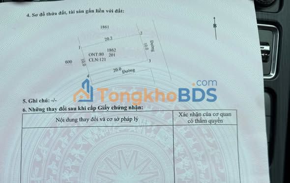 Đất nền Phúc Thắng 200m² 1.9 tỷ - Sổ đỏ chính chủ