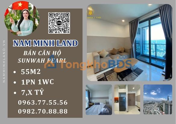 Can ho Saigon Pearl Binh Thanh 55m2 7 ty - View dep