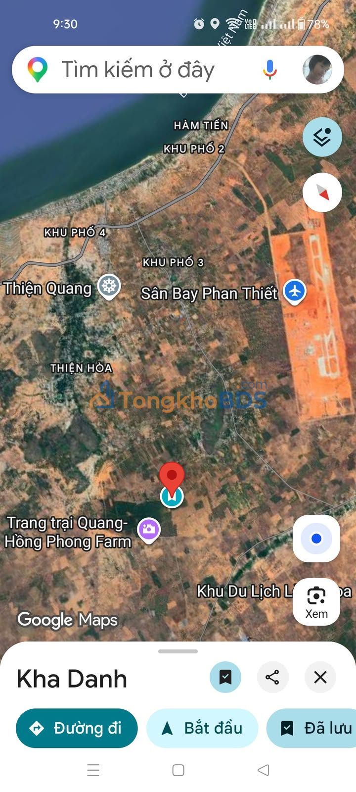 Đất nền Tân Thanh Lâm Hà 10.000m² 4.5 tỷ - Đường to ô tô