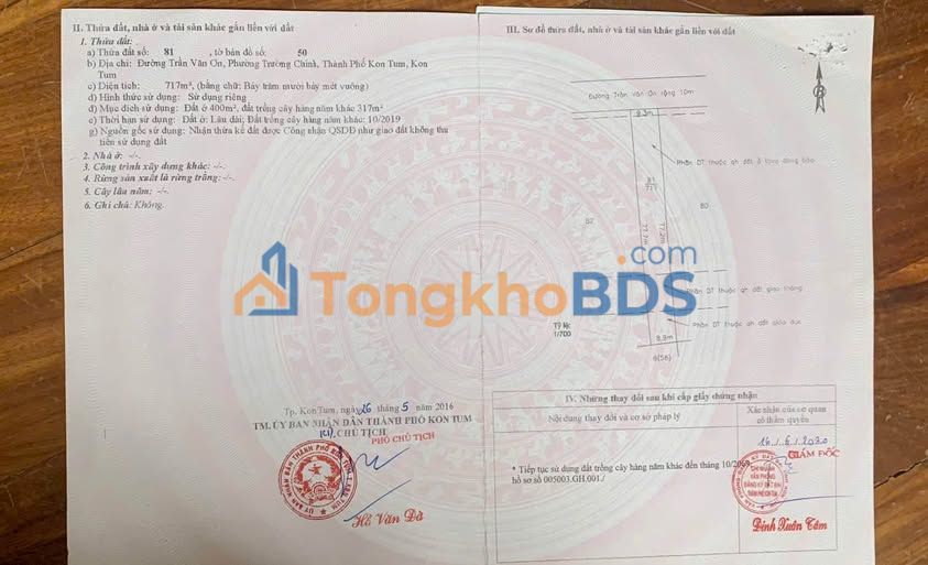 Đất Trung Tâm TP Quảng Ngãi 693m² - Sổ Đỏ Rõ Ràng, Giá Tốt