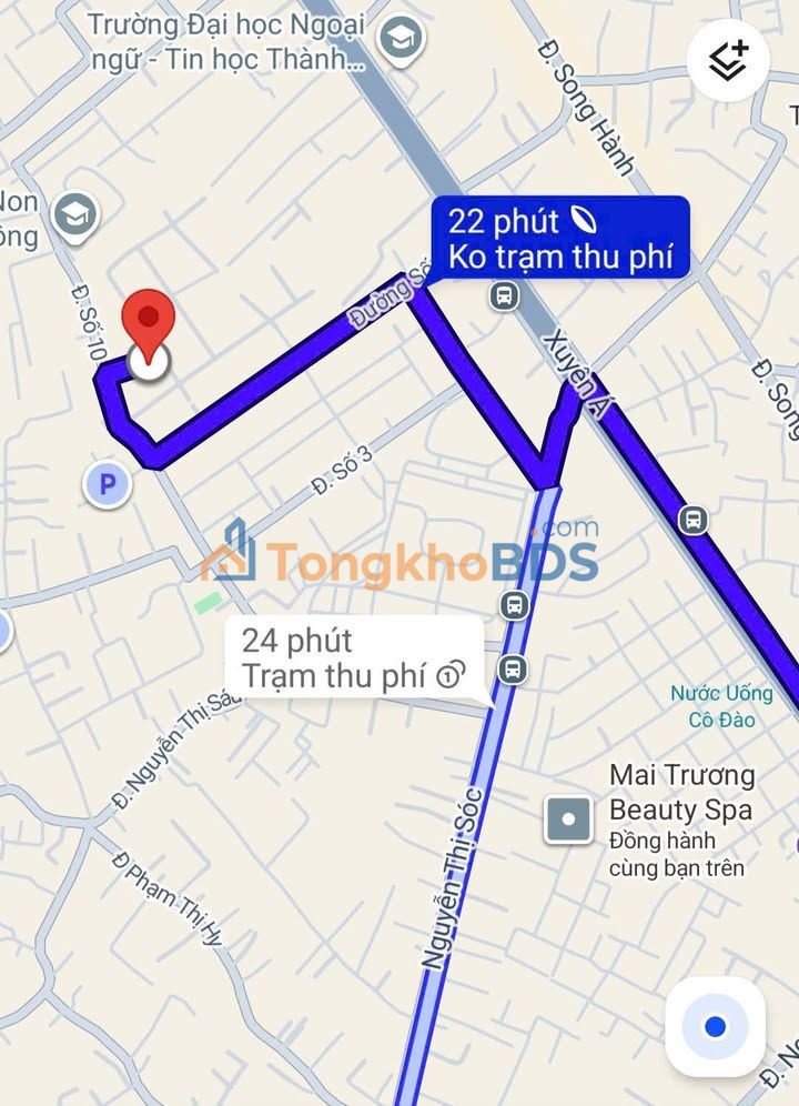 Đất Hóc Môn Nguyễn Thị Sóc 5.5k m² 4.3 tỷ - Sổ đỏ chính chủ