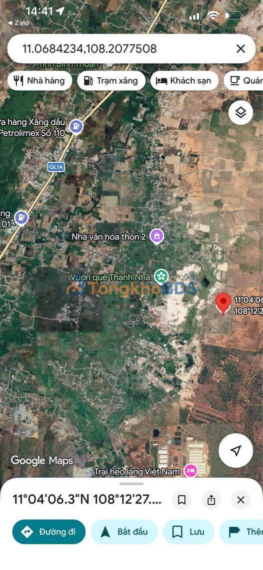 Đất nền xã Hồng Sơn Lâm Đồng 12ha 14.4 tỷ - Sổ đỏ chính chủ