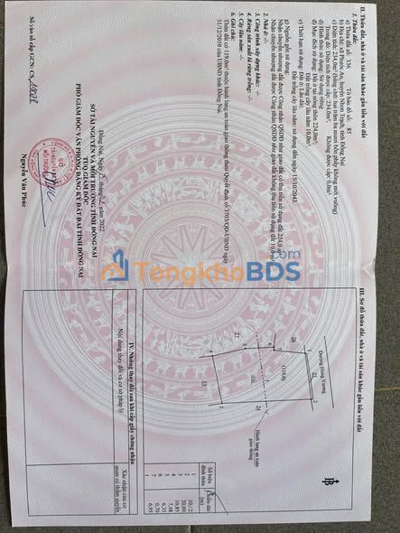 Đất Hùng Vương Phước An 220m² 6.1 tỷ - Pháp lý rõ ràng