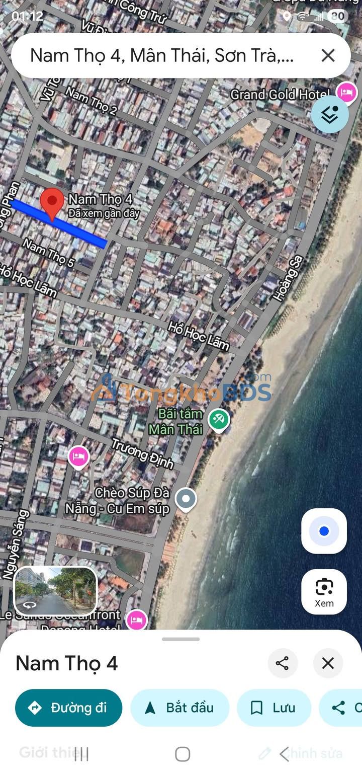 Nhà 2 tầng Nam Thọ 4 Sơn Trà 115m² 11 tỷ - Vị trí đẹp sát biển