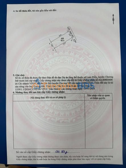 Đất nền Nam Điền 80m² giá 2 tỷ - Đất thổ cư 100%