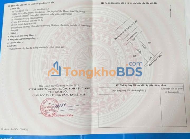 Đất nền Đông Phú Hậu Giang 80m² 670 triệu - Sổ đỏ chính chủ