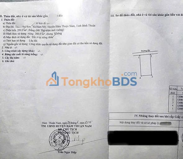 Nhà cấp 4 Hàm Mỹ 200m² 900 triệu - Sẵn sàng ở ngay