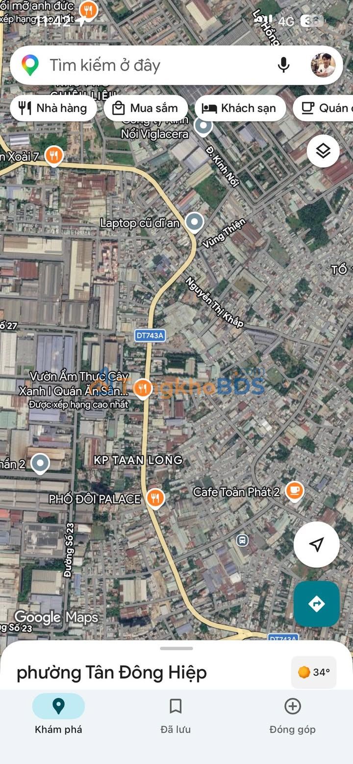 Đất nền Dĩ An 2599m² - Đường to ô tô tiềm năng