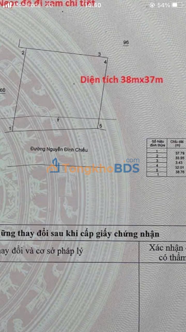 Nhà phố Nguyễn Đình Chiểu Ba Tri 1.319m² 10,5 tỷ - Mặt tiền kinh doanh